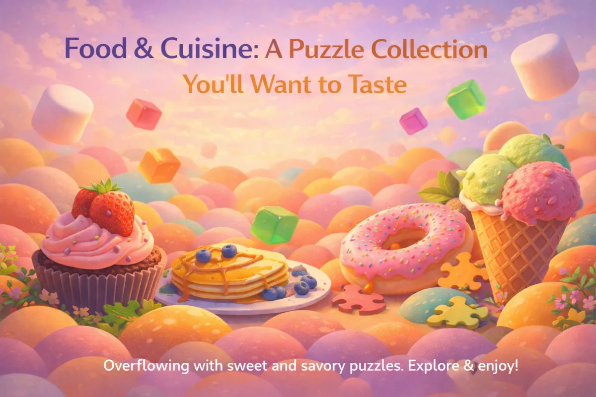 Food & Cuisine Puzzles - Tasty Jigsaws on PuzzleFree