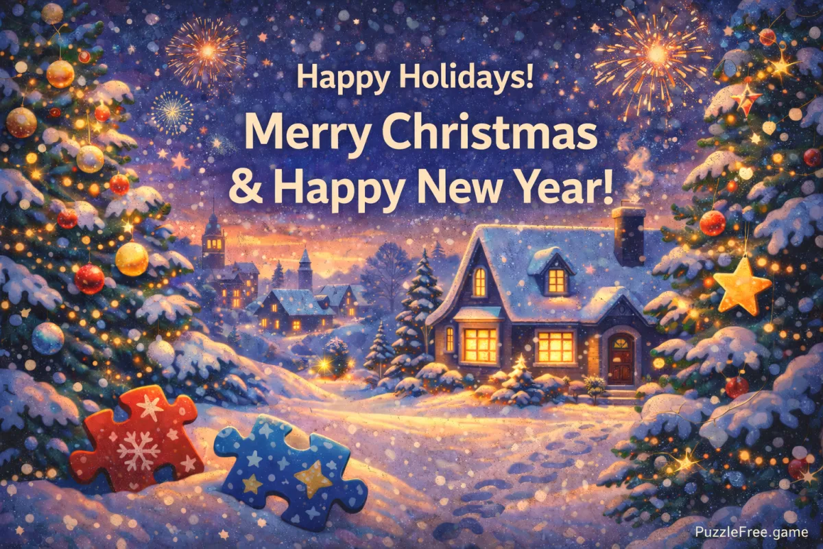 Happy Holidays — PuzzleFree Christmas & New Year Puzzles