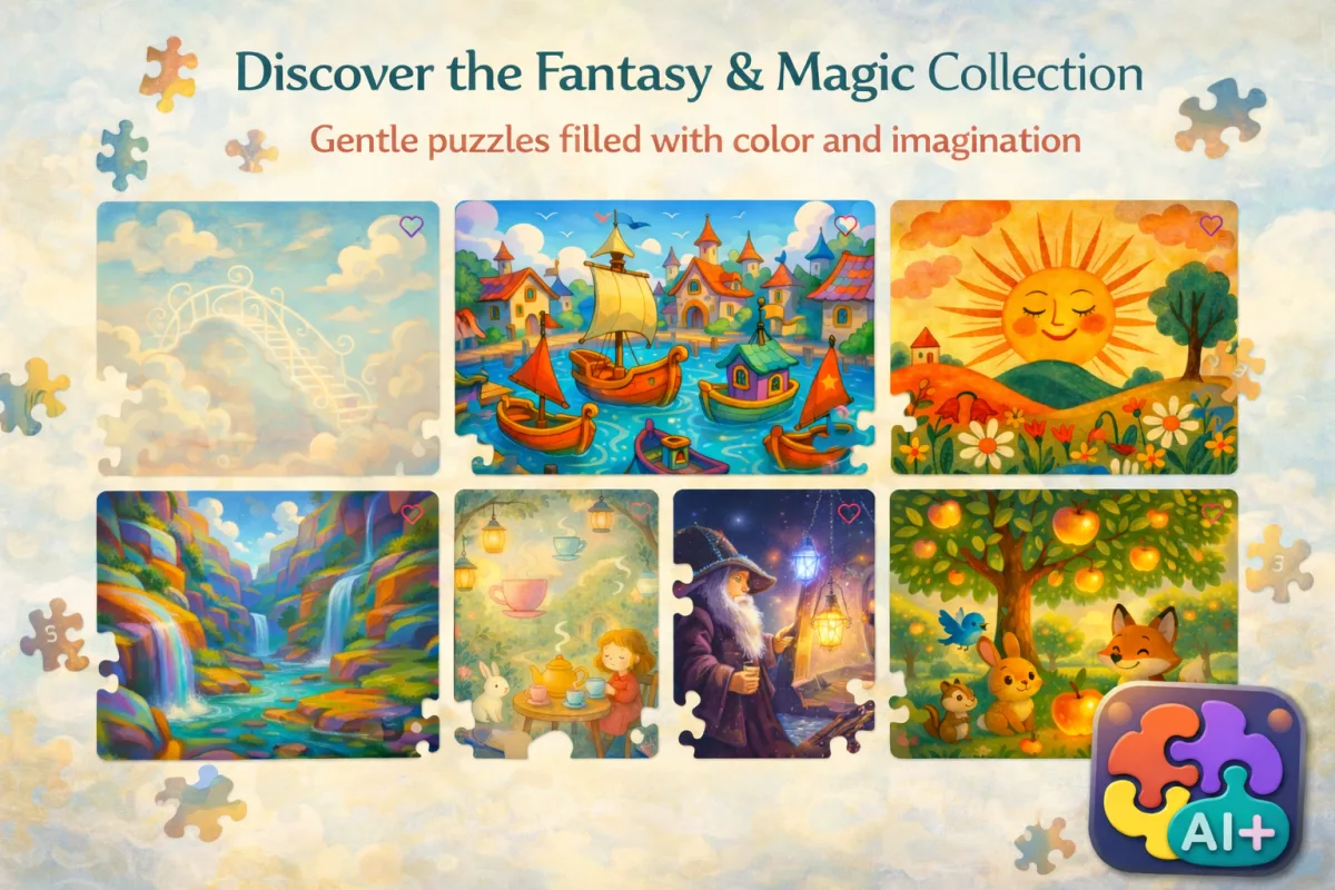 Fantasy & Magic Puzzles | Cozy, Whimsical Scenes