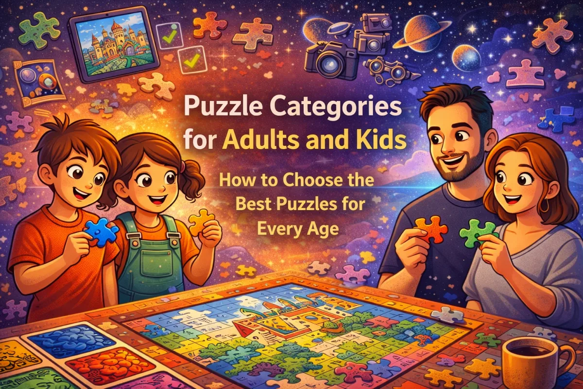 Puzzle Categories: Puzzles for Kids & Adults Guide