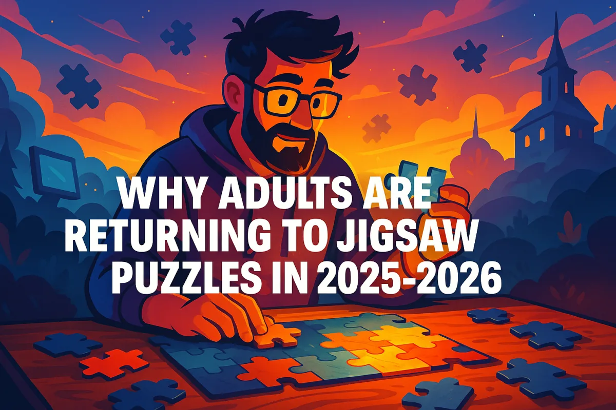 Why Adults Prefer Jigsaw Puzzles in 2025-2026