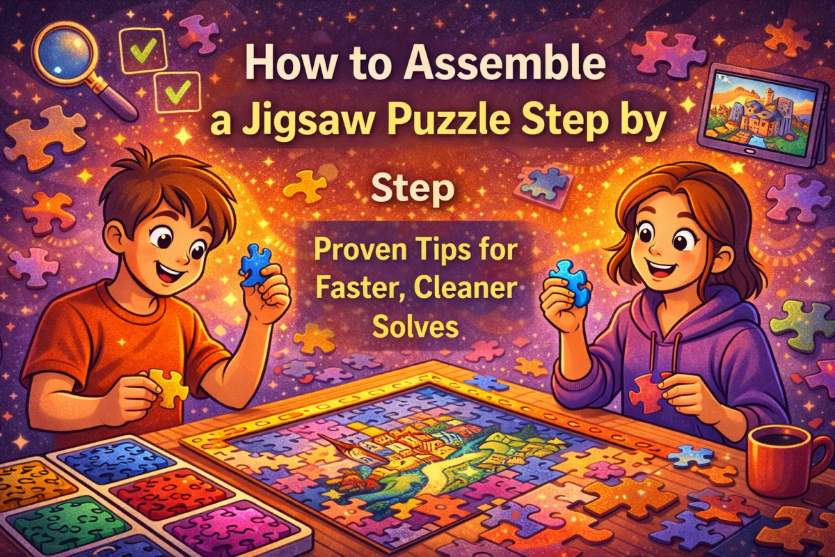 How to Assemble a Jigsaw Puzzle Step-by-Step Guide