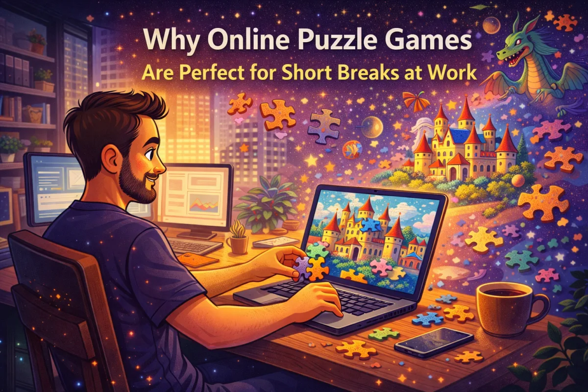 Online Puzzle Games: Boost Productivity on Work Breaks