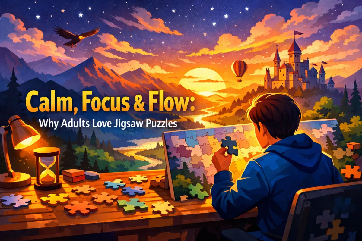 Jigsaw Puzzles for Adults: Calm, Focus & Flow