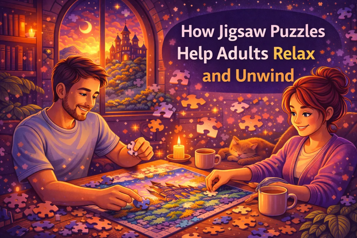 Jigsaw Puzzles: Relaxing Stress Relief for Adults