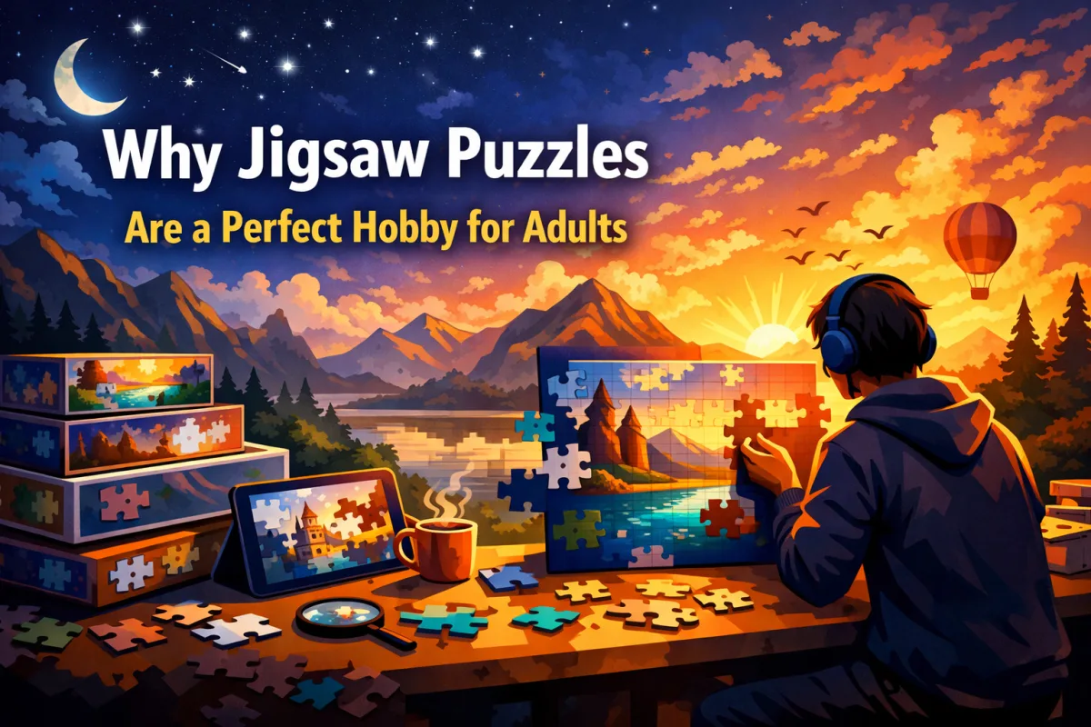 Jigsaw Puzzles for Adults: Relaxing, Focused Hobby