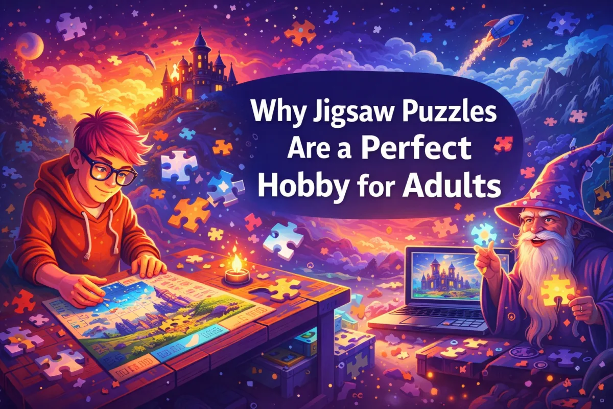 Puzzle dla dorosłych: relaks, redukcja stresu i skupienie