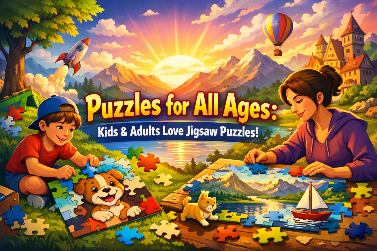 Jigsaw Puzzles for Kids & Adults - Why They Work