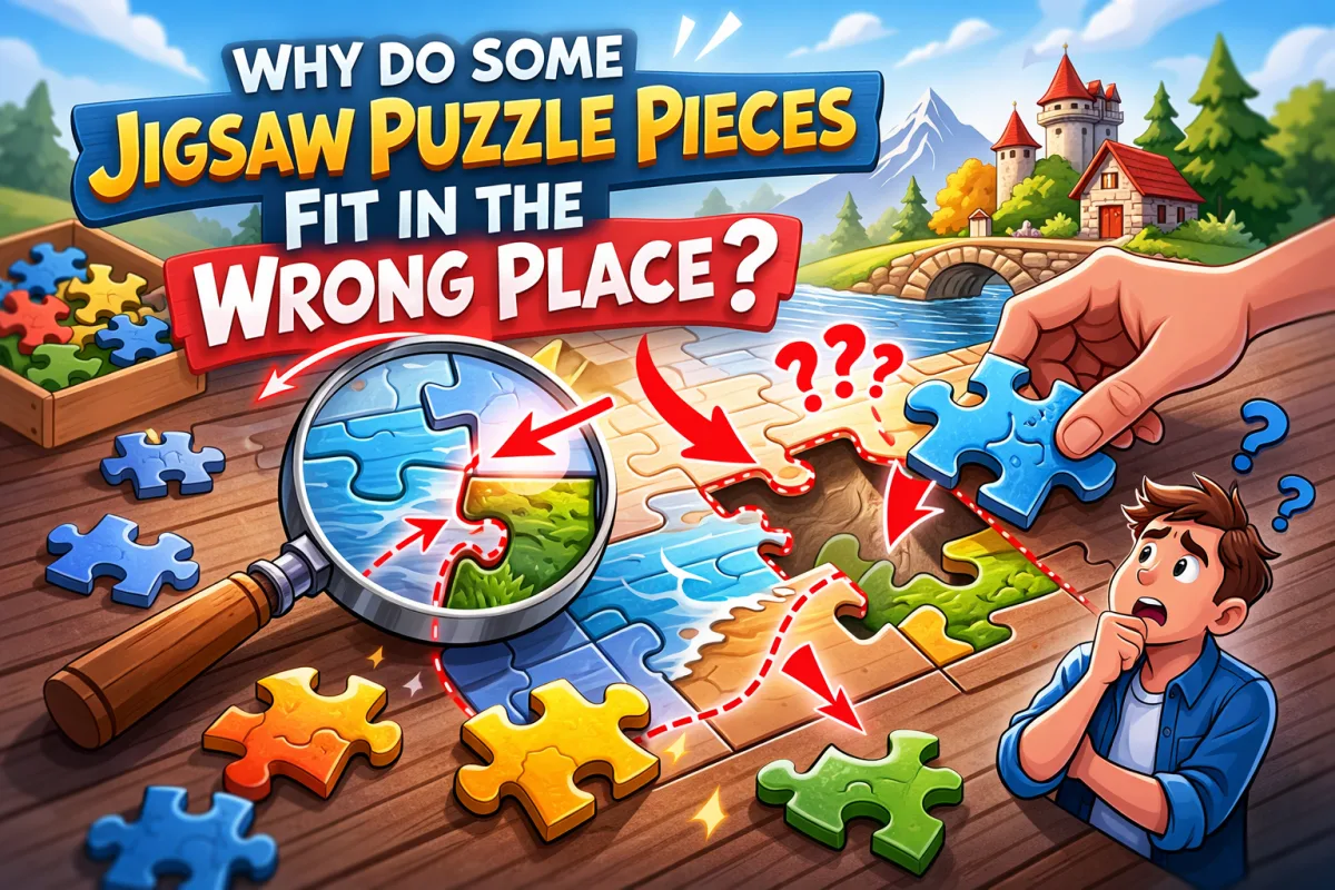 Why Jigsaw Puzzle Pieces Fit in the Wrong Place
