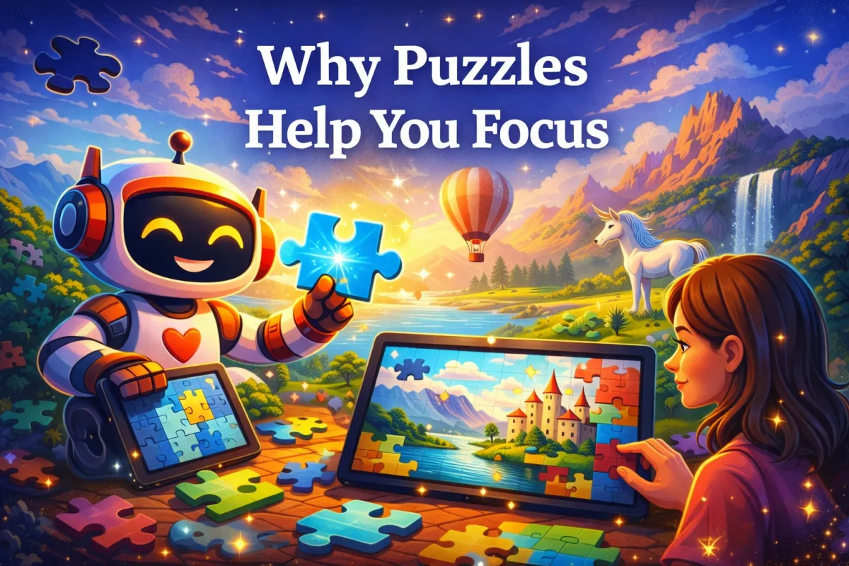 Puzzles for Focus: Calm, Pressure-Free Concentration