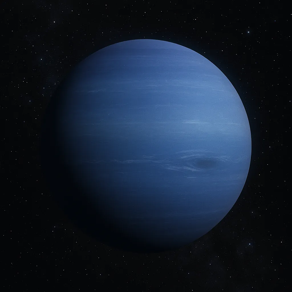 Discover a puzzle with a tranquil blue planet suspended against a field of twinkling stars.