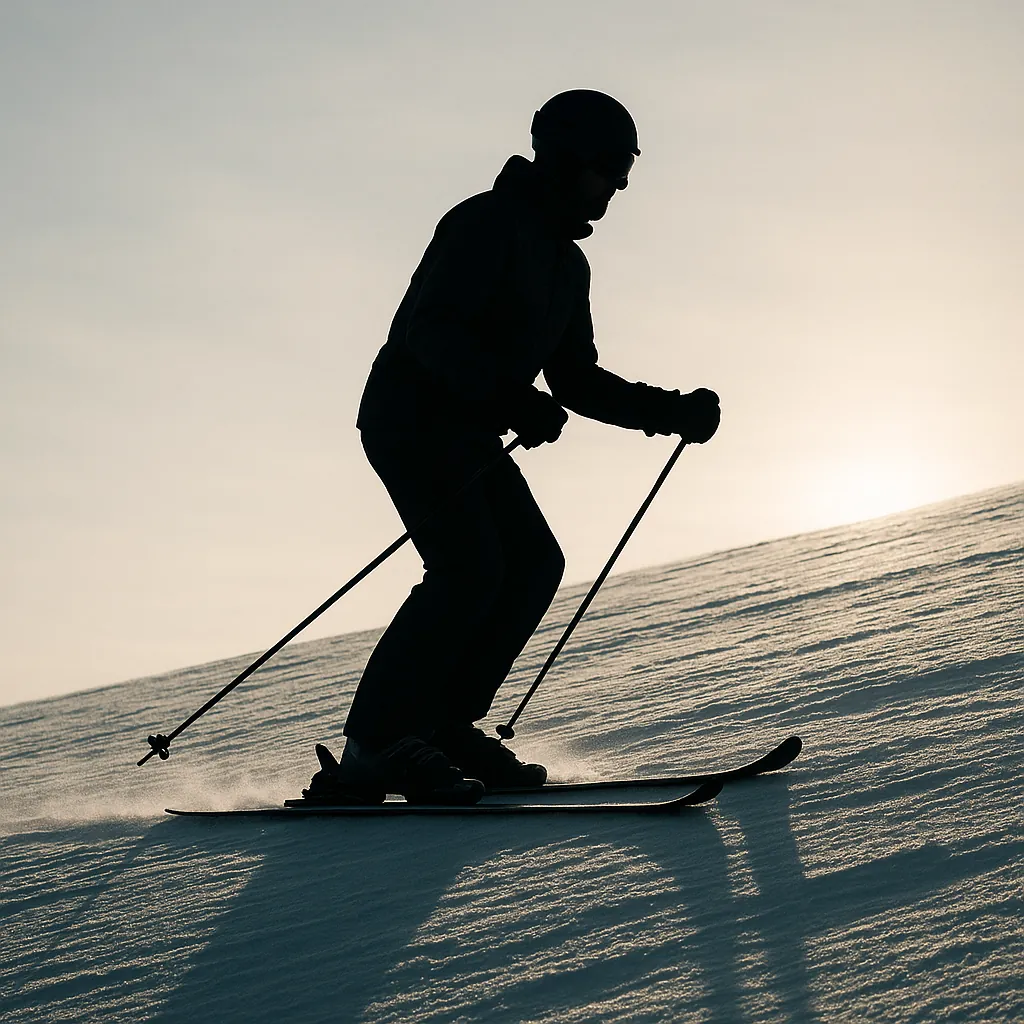 Here’s an online jigsaw puzzle you can play in your browser, focused on a winter sports scene of a lone skier.