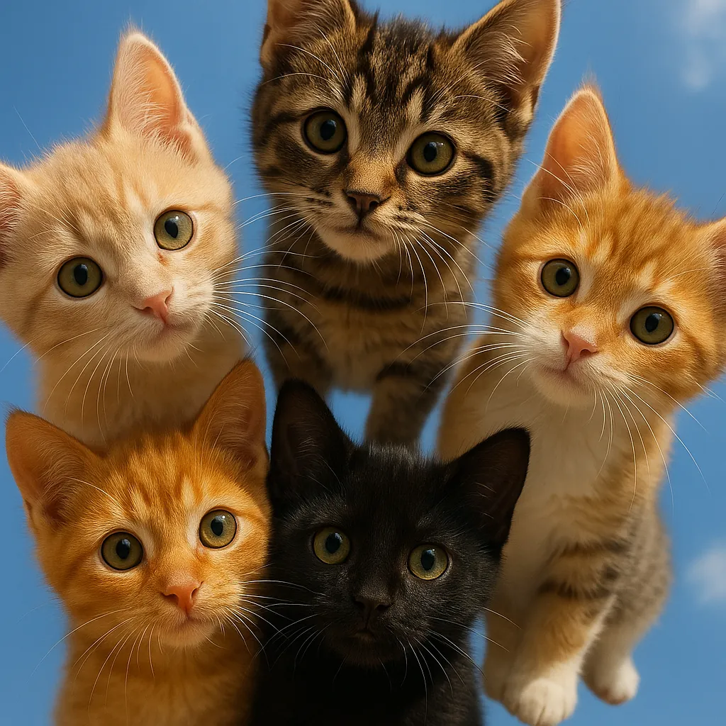 This online jigsaw puzzle features a charming group of curious kittens and is playable right in your browser, perfect for animal lovers.