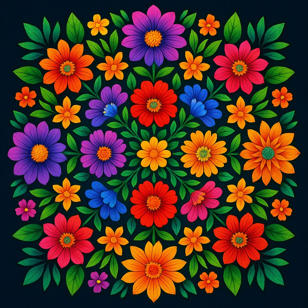 Enjoy an online jigsaw puzzle designed for browser play, featuring a vibrant floral arrangement full of bold blooms.