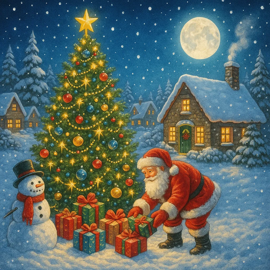 Here’s an online jigsaw puzzle you can play in your browser, featuring a cozy Christmas scene full of holiday charm and snowy winter nature.