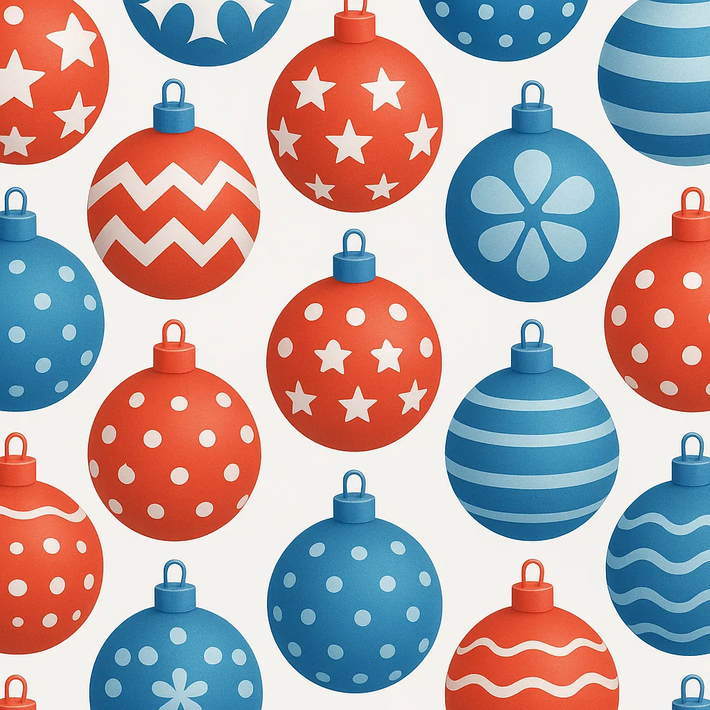Enjoy an online jigsaw puzzle designed for browser play, featuring a festive collection of holiday ornaments that bring a seasonal, decorative theme to your scr