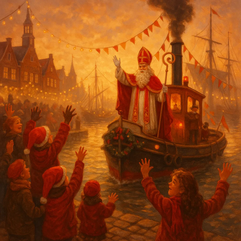 Discover a puzzle with a warm, painterly holiday scene of St.