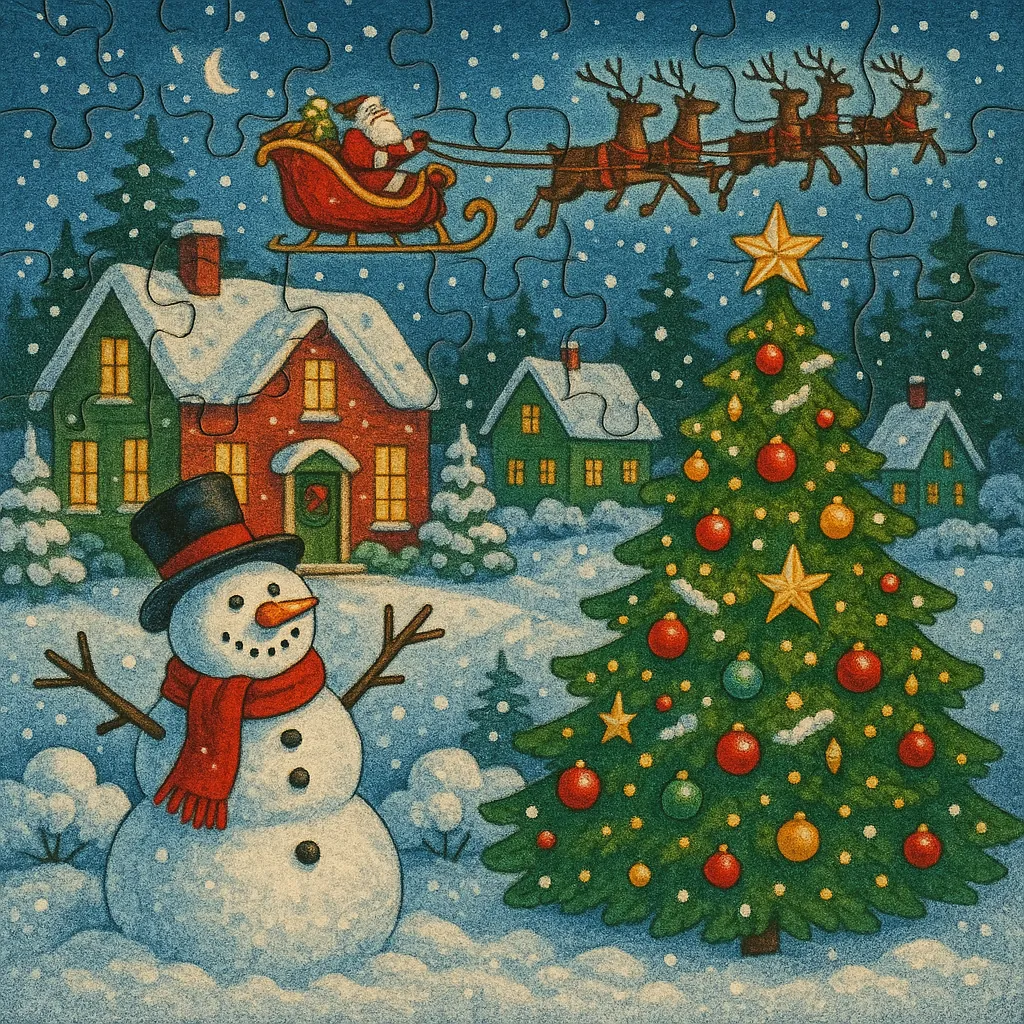 Here’s an online jigsaw puzzle you can play in your browser, featuring a charming Christmas scene full of holiday and winter cheer.