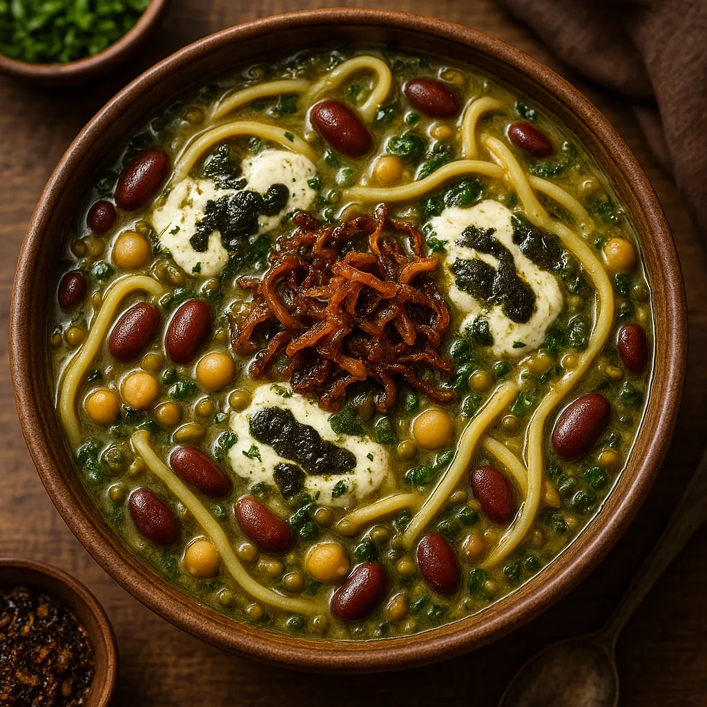 Enjoy an online jigsaw puzzle designed for browser play, featuring a warm, comforting food scene of a hearty bowl of soup.