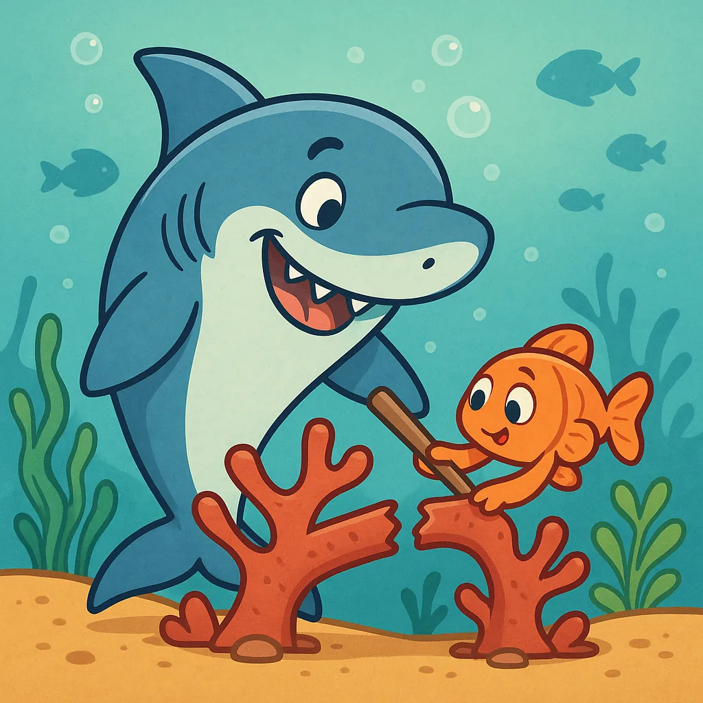 Enjoy an online jigsaw puzzle designed for browser play, featuring a charming underwater animals scene of ocean life.