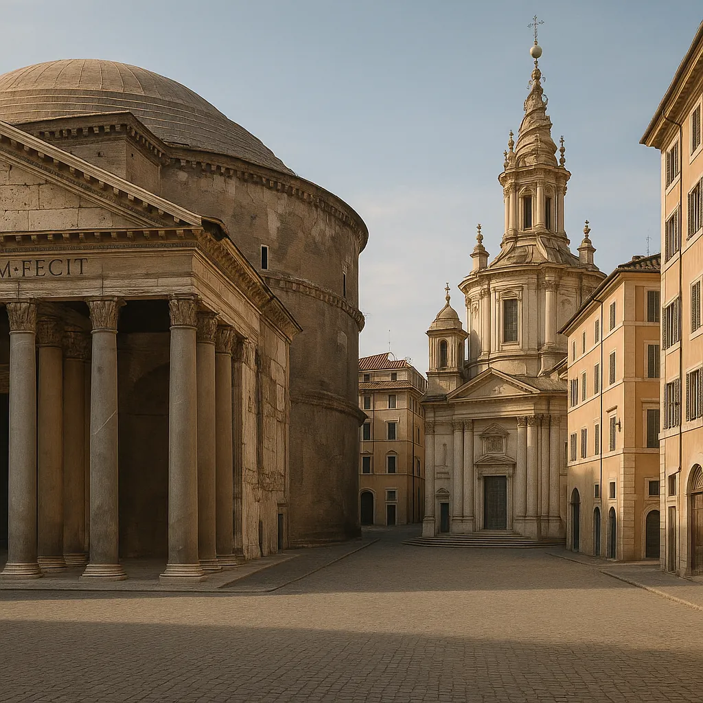 Enjoy an online jigsaw puzzle designed for browser play, featuring timeless city architecture and historic landmarks bathed in warm light.