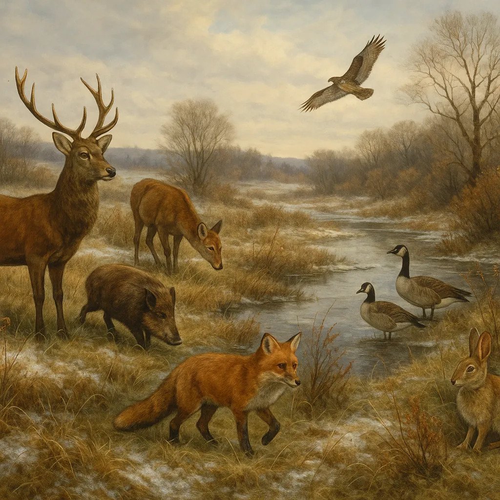 Enjoy an online jigsaw puzzle designed for browser play, featuring a tranquil wildlife scene set in nature.