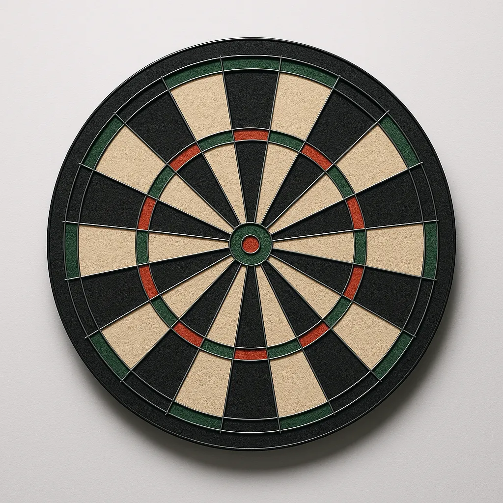 This online jigsaw puzzle features a classic dartboard scene, perfect for fans of games and sports scenes to enjoy in the browser.