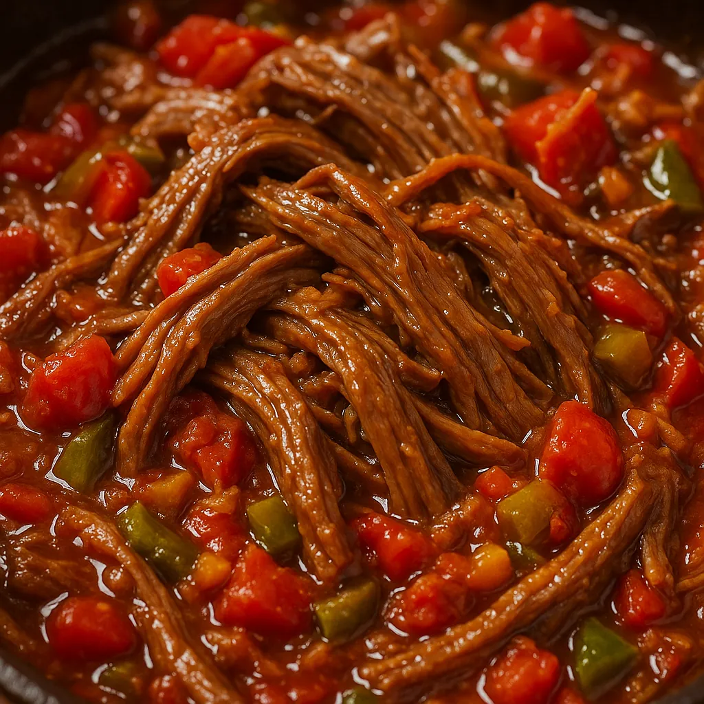 This online jigsaw puzzle features a close-up of hearty, saucy comfort food, perfect for lovers of food photography and culinary themes.