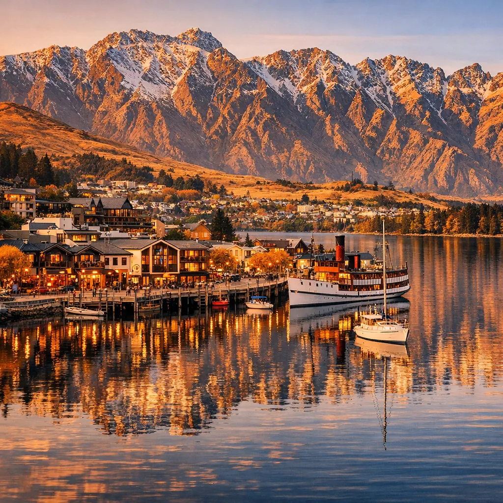 Here’s an online jigsaw puzzle you can play in your browser, featuring a tranquil lakefront town framed by towering snow-dusted mountains — a perfect blend of n