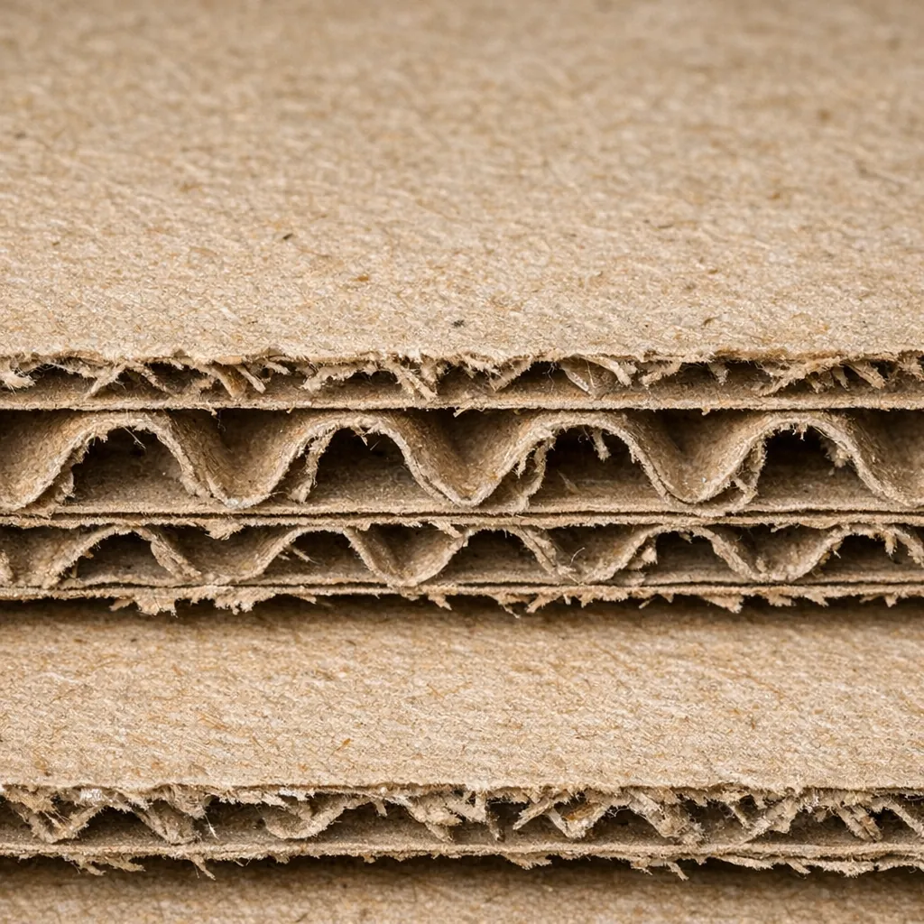 This online jigsaw puzzle features a close-up look at corrugated cardboard, a textured materials-themed image you can play in your browser.