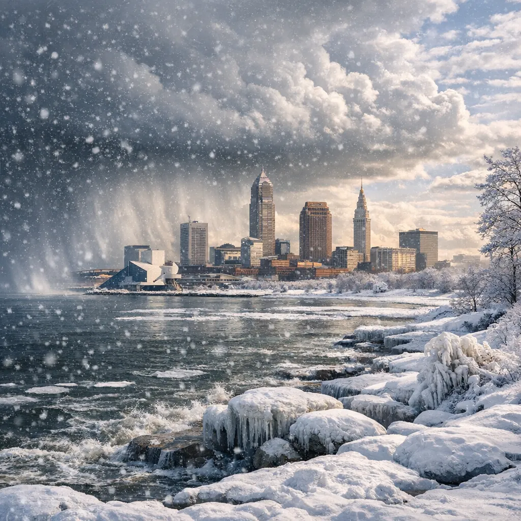 Here’s an online jigsaw puzzle you can play in your browser, featuring a wintry cityscape theme that blends urban architecture with natural elements.