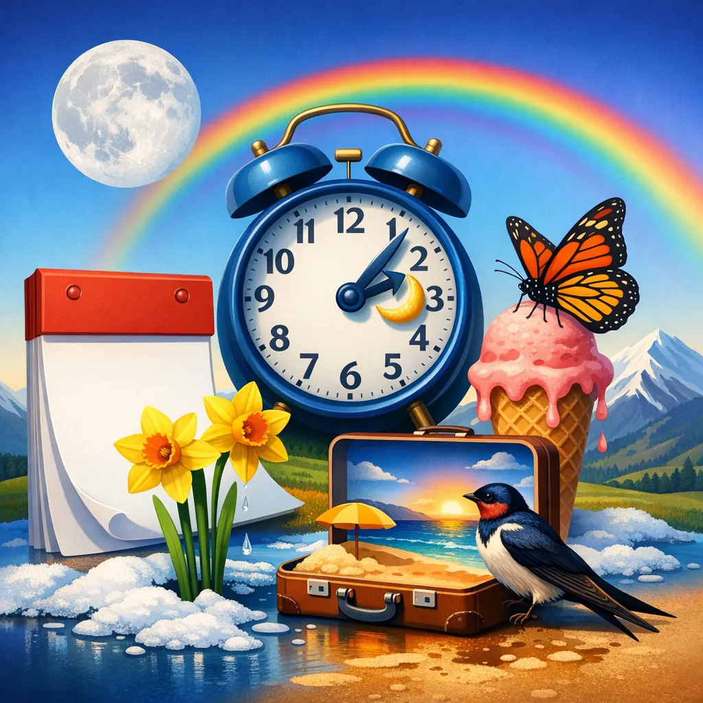 Enjoy an online jigsaw puzzle designed for browser play, featuring a whimsical still life that blends nature and the changing seasons into one cheerful scene.