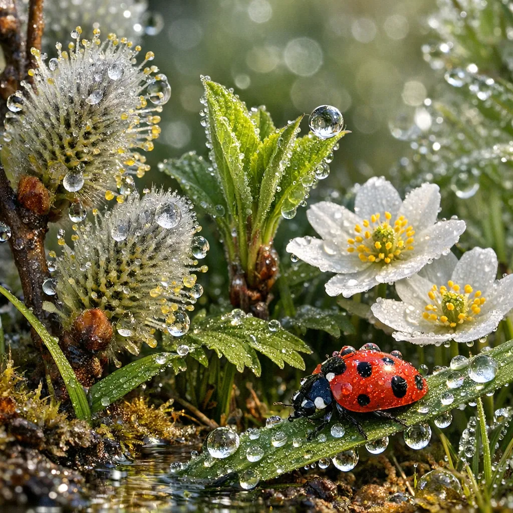 Enjoy an online jigsaw puzzle designed for browser play, featuring a delicate nature close-up full of springtime charm.