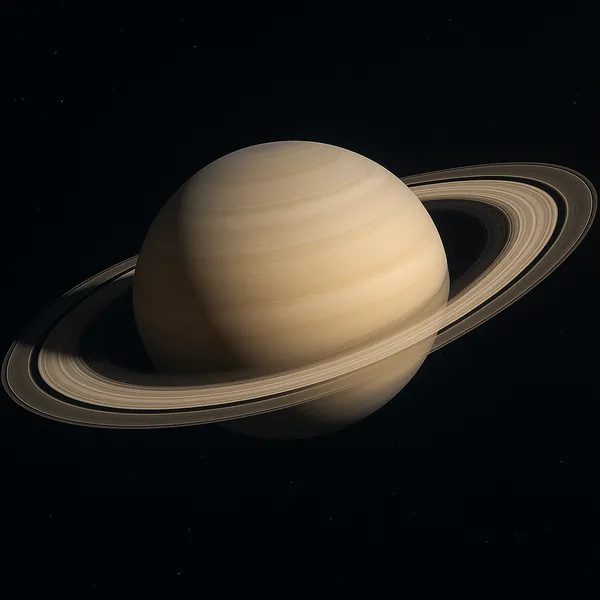 Discover a puzzle with a majestic view of Saturn and its graceful rings floating against the deep black of space on PuzzleFree.Game.