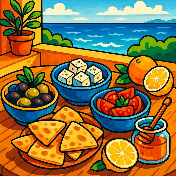 Discover a puzzle with a sunlit seaside still life that brings bright Mediterranean vibes to your screen.
