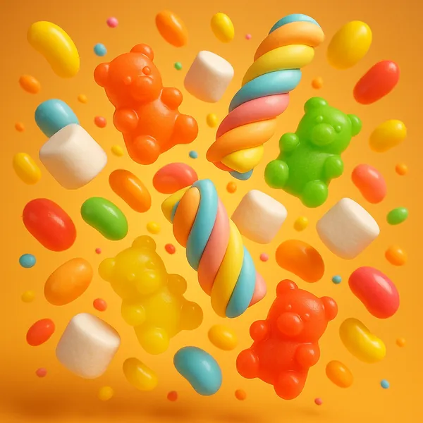 Enjoy an online jigsaw puzzle designed for browser play, featuring a bright, candy-themed composition that’s perfect for food lovers and color enthusiasts.