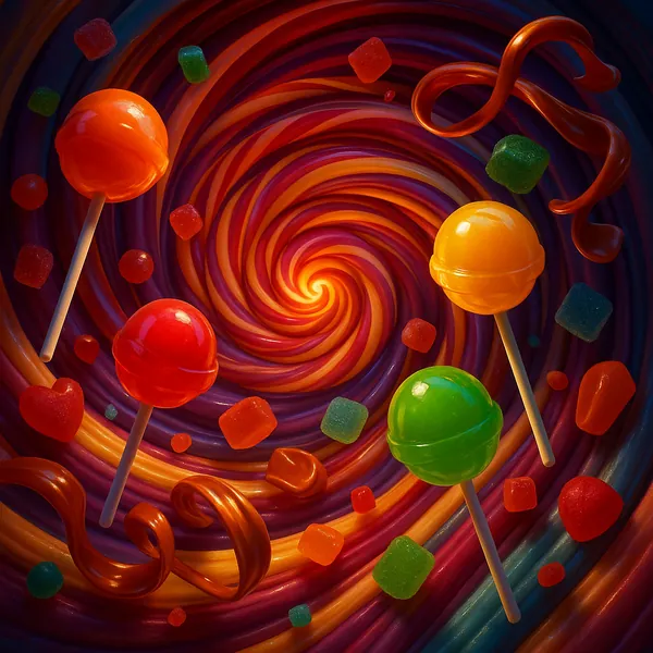 Here’s an online jigsaw puzzle you can play in your browser, featuring a vibrant candy-themed scene full of sweets and color.