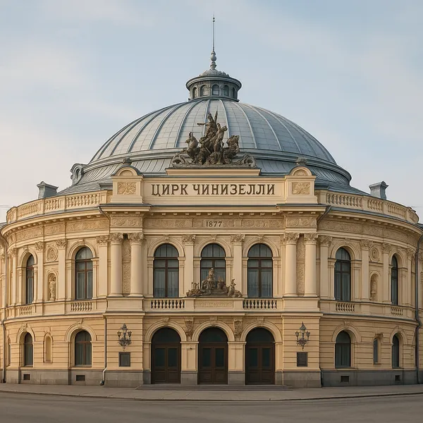 Discover a puzzle with a graceful, historic circular building topped by a silver-gray dome and ornate sculptures.