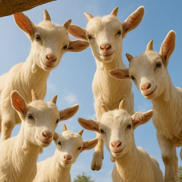 This online jigsaw puzzle features a delightful group of young goats and is perfect for animal lovers to play right in the browser.