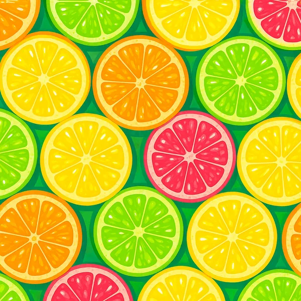 Enjoy assembling a puzzle depicting a cheerful mosaic of citrus slices — bright yellow lemons, vivid green limes, juicy orange rounds and pink grapefruit set ag