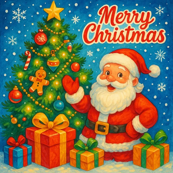 Here’s an online jigsaw puzzle you can play in your browser, focused on a cheerful Christmas holiday scene.