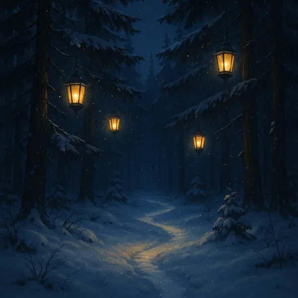 This online jigsaw puzzle features a wintry forest scene that invites calm and wonder as you play it right in your browser, centered on a snowy nature landscape