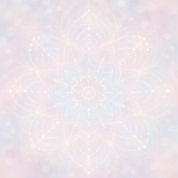 Enjoy an online jigsaw puzzle designed for browser play, featuring a delicate pastel mandala that blends art and abstract design.
