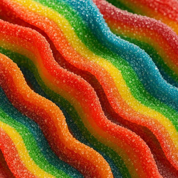 Enjoy an online jigsaw puzzle designed for browser play, featuring a close-up of colorful candy.