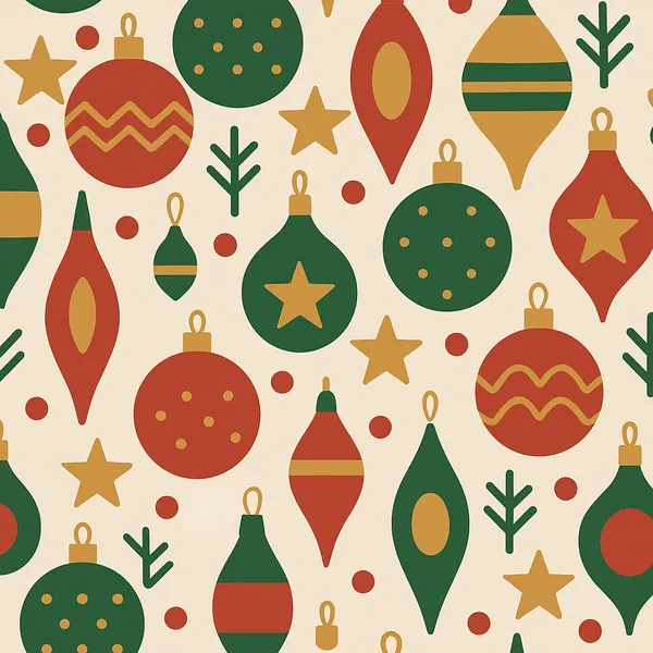 Here’s an online jigsaw puzzle you can play in your browser, featuring a festive holiday theme of Christmas ornaments and stars.