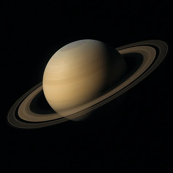 Discover a puzzle with a stunning view of Saturn and its graceful rings set against the deep black of space.