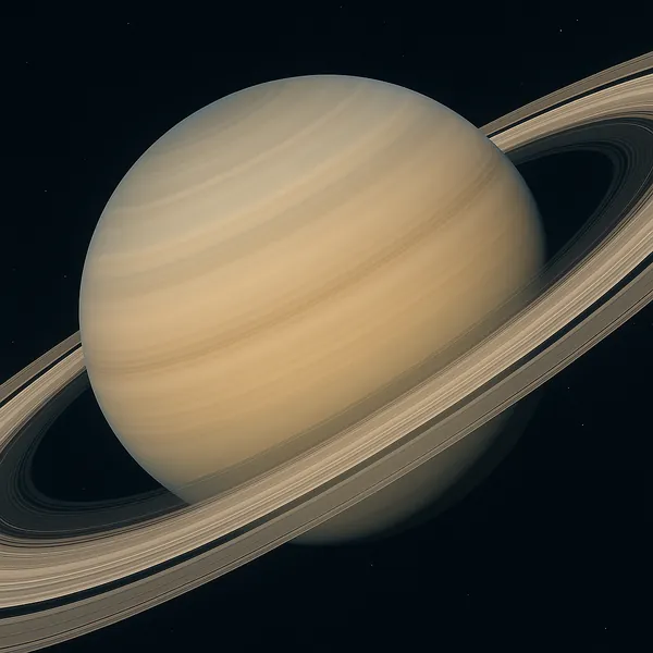 Discover a puzzle with a close-up view of Saturn and its graceful rings, perfect for PuzzleFree.Game.