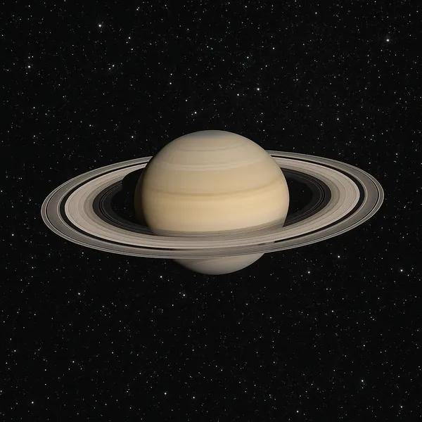 Discover a puzzle with a stunning view of Saturn and its iconic rings set against a deep, star-filled space.