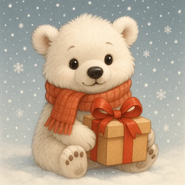 Enjoy an online jigsaw puzzle designed for browser play, featuring a charming animal scene perfect for winter.