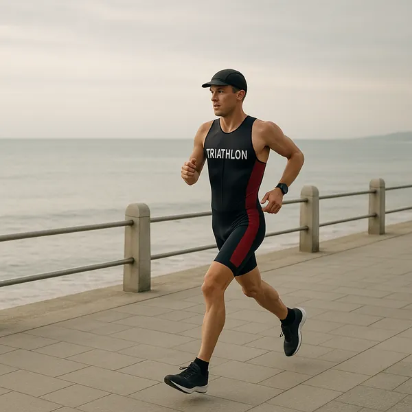 Enjoy an online jigsaw puzzle designed for browser play, featuring a sporty seaside scene that blends fitness and coastal nature.